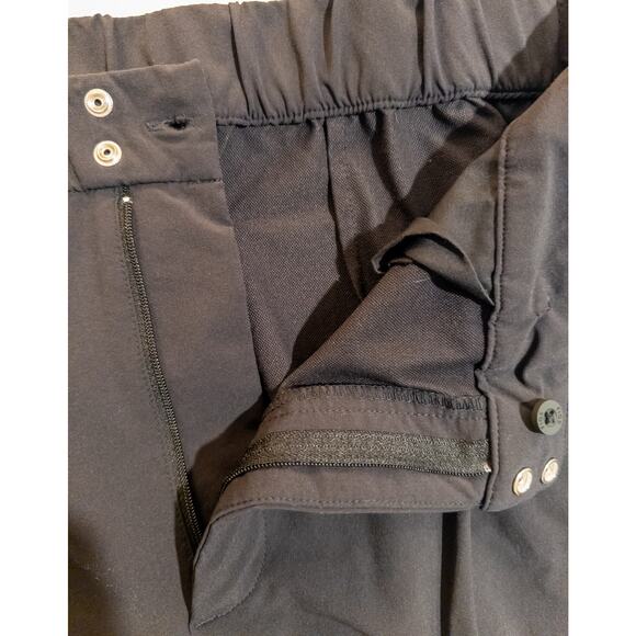 Figs Pro High Waisted Black Wide Leg Pleated Trouser XL - Picture 6 of 9